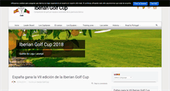 Desktop Screenshot of iberiangolfcup.com